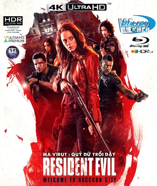 4KUHD-769. Resident Evil Welcome To Raccoon City 2021 - Quỷ Dữ Trỗi Dậy 2D25G (TRUE-HD7.1 - DOLBY ATMOS ) USA